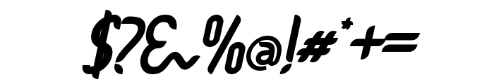 Foliage Bold Italic Font OTHER CHARS