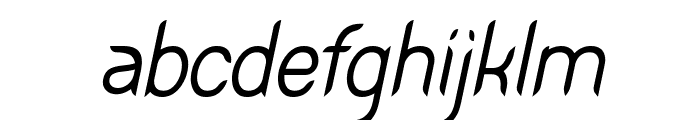 Foliage Light Italic Font LOWERCASE