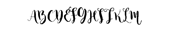 Foliage Font UPPERCASE