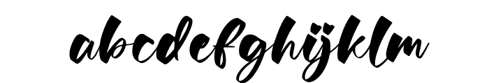Folked Cordegall Italic Font LOWERCASE