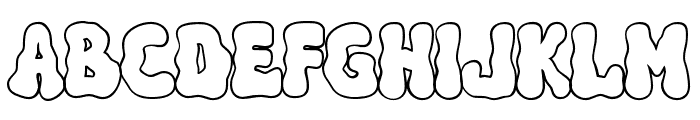 Folklore-Outline Font LOWERCASE