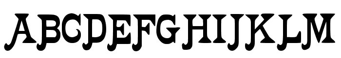 Folklore Regular Font UPPERCASE
