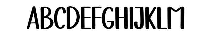 Folowing Font LOWERCASE