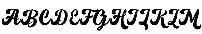 Fomtage-Script Font UPPERCASE