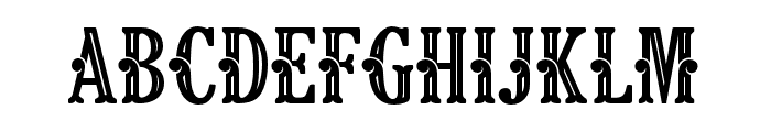 Fonago-Inline Font LOWERCASE