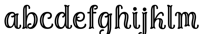 Fondacy Carved Font LOWERCASE