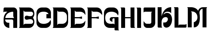 FondreRegular Font UPPERCASE
