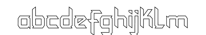 Fonstery Bone Font LOWERCASE