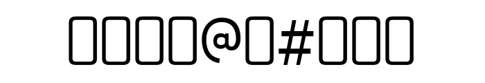 FontInABox-Regular Font OTHER CHARS