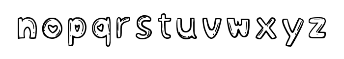 Font_cute Regular Font LOWERCASE