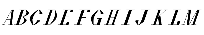 Fontany Italic Font UPPERCASE