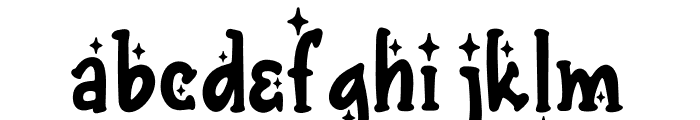 Fontarian Sparkling Font LOWERCASE