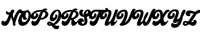 Fontega Regular Font UPPERCASE