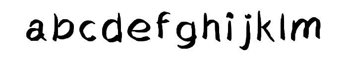 Fontlance Regular Font LOWERCASE