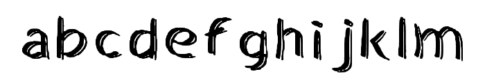 Fontorama Regular Font LOWERCASE