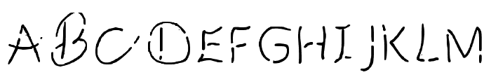 Fontverse Regular Font UPPERCASE