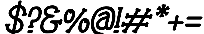 Fontype Animal Pet Bold Italic Font OTHER CHARS