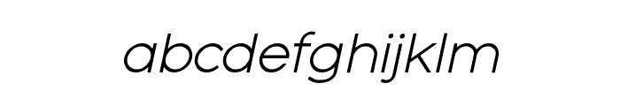 Fontype Hand Italic Font LOWERCASE