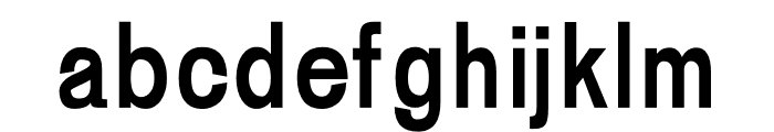 Fonzy Regular Font LOWERCASE