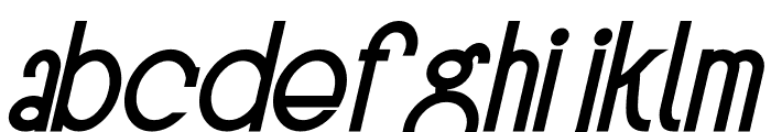 Foolgan Italic Font LOWERCASE