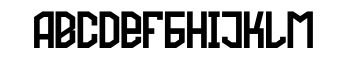 Football Attack Font LOWERCASE