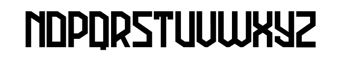 Football Attack Font LOWERCASE