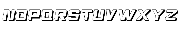 FootballStage-ItalicExtrude Font UPPERCASE