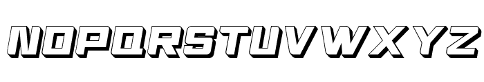 FootballStage-ItalicExtrude Font LOWERCASE