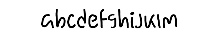 For Kids Font LOWERCASE