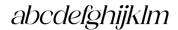 Forade Mellodvista Serif Italic Font LOWERCASE