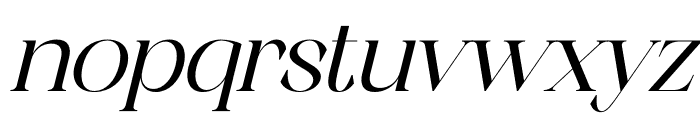 Forade Mellodvista Serif Italic Font LOWERCASE