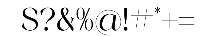 Forade Mellodvista Serif Font OTHER CHARS