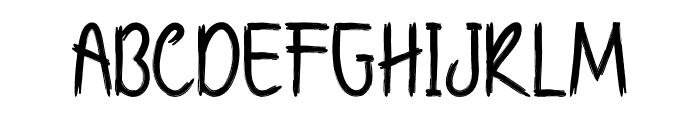 ForbiddenForest-Regular Font UPPERCASE
