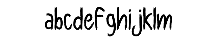 ForbiddenForest-Regular Font LOWERCASE