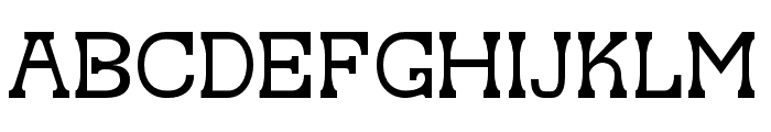 Fordier Regular Font LOWERCASE