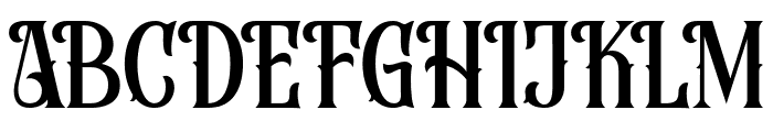 Fordton Font UPPERCASE