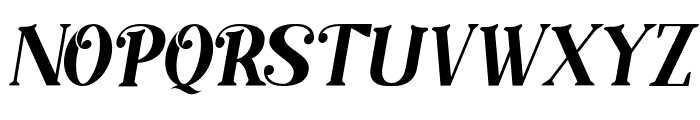 Foremost-Italic Font UPPERCASE