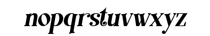 Foremost-Italic Font LOWERCASE