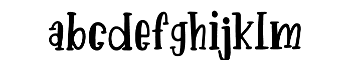 Forest Animal Font LOWERCASE
