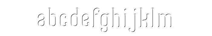 Forest Camp Light FX Font LOWERCASE