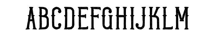 Forest Camp Rough Font UPPERCASE