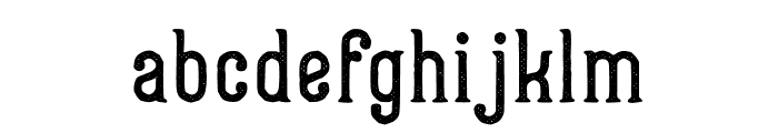 Forest Camp Rough Font LOWERCASE