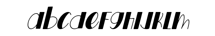 Forest Glamor Italic Font LOWERCASE
