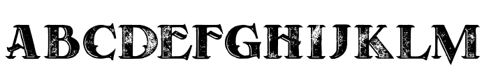 Forest Inline Grunge Font LOWERCASE