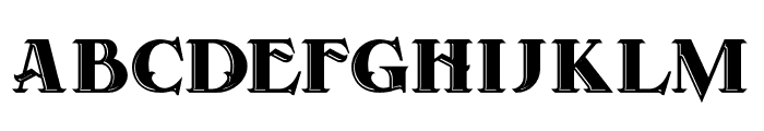 Forest Inline Regular Font LOWERCASE