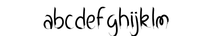 Forest Leaves Font LOWERCASE