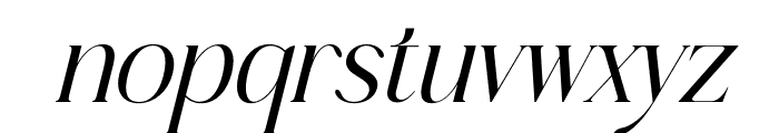 Foresta Monesta Serif Italic Font LOWERCASE