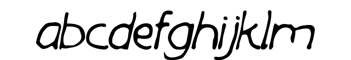 Forestia Handed Font LOWERCASE