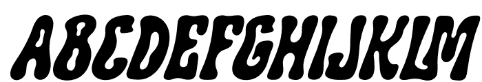 Foresto Creepy Italic Font UPPERCASE