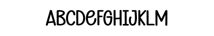 Forever Creative Font UPPERCASE
